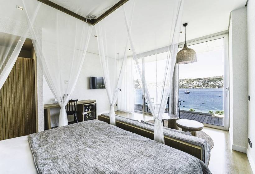 Номер Deluxe Вид на Море, Cape Bodrum Luxury Hotel & Beach