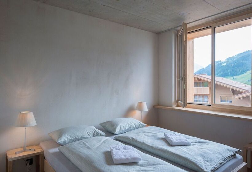 اتاق استاندارد یک نفره, Saanen Gstaad Youth Hostel