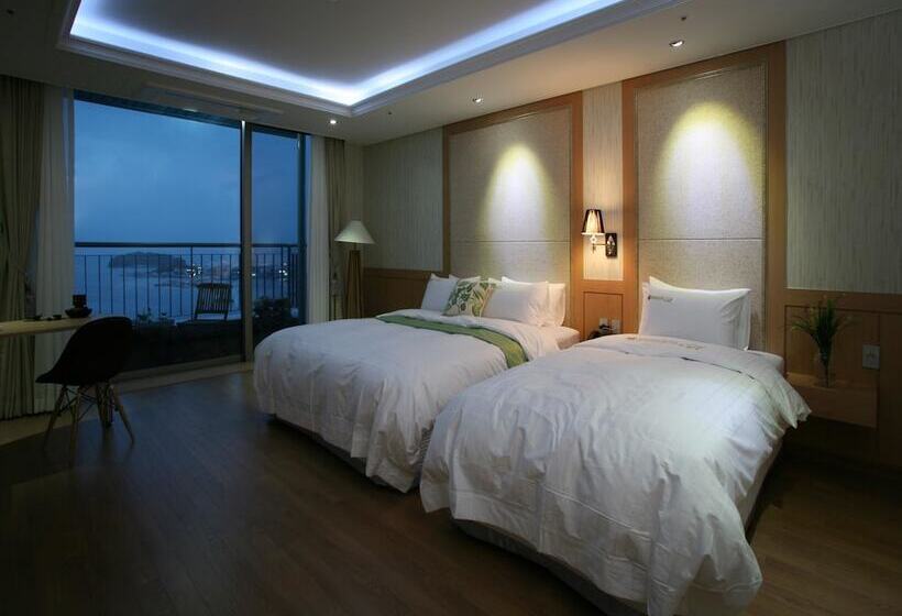 اتاق لوکس با چشم‌انداز دریا, Benikea Hotel Yeosu