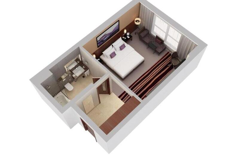 Номер Deluxe, Flora Al Barsha Hotel At The Mall