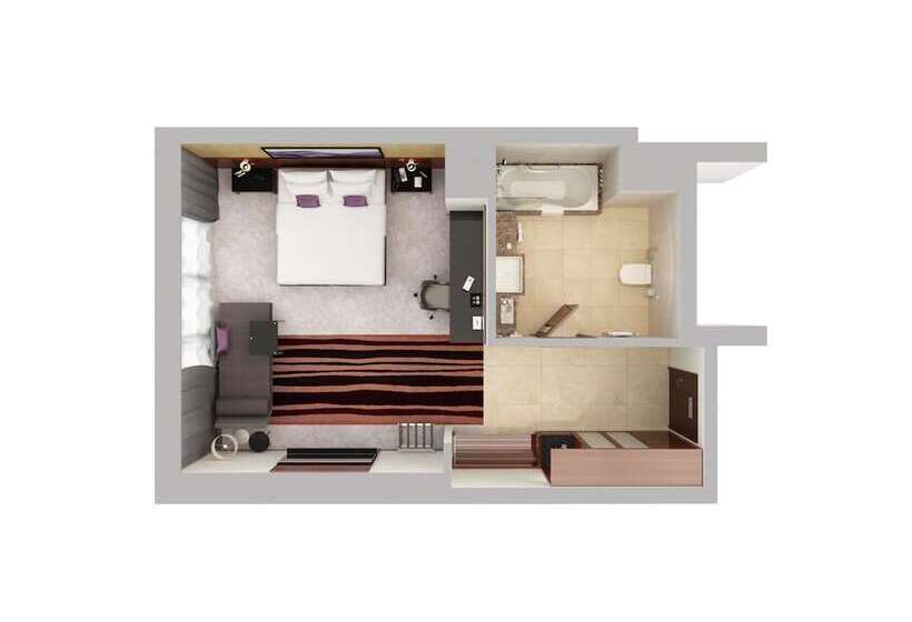Номер Стандарт, Flora Al Barsha Hotel At The Mall