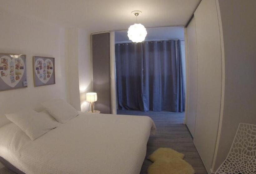침실 1개 발코니 아파트, Maison Carles Bnb