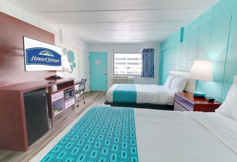Номер Стандарт 2 Двуспальные Кровати, Howard Johnson By Wyndham Virginia Beach At The Beach