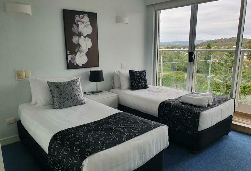침실 2개 아파트, Pacific Surf Absolute Beachfront Apartments