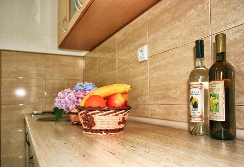 آپارتمان 1 خوابه با چشم‌انداز استخر, Apartments Maxi Katić