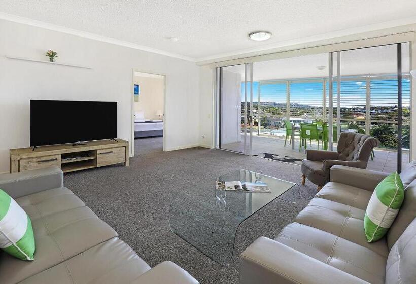 带3个卧室带海景的公寓, Pandanus Mooloolaba