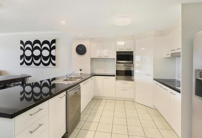 带3个卧室带海景的公寓, Pandanus Mooloolaba