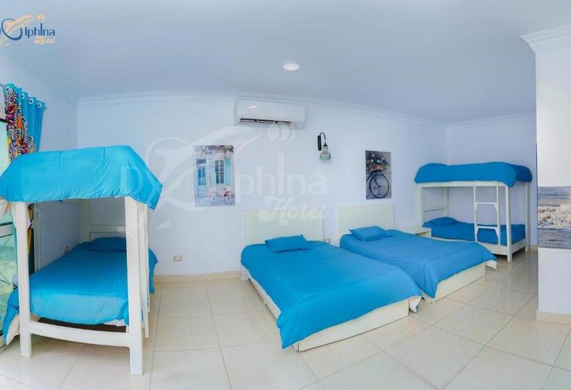 חדר משפחתי דלוקס, Dolphina Hotel & Restaurant