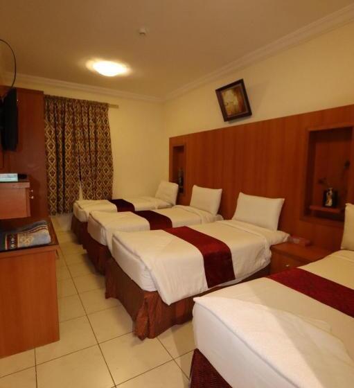 Economy Quadruple Room, Aayan Hotel Rooms Al Shasha Close To Free Buses 1close To The Haram
