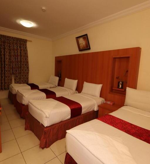 Economy Quadruple Room, Aayan Hotel Rooms Al Shasha Close To Free Buses 1close To The Haram