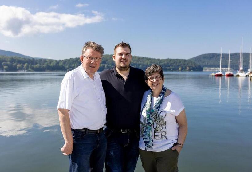 Номер Стандарт Вид на Море с Балконом, Plusnaturhotel Direkt Am Ederseeufer Waldhotel Wiesemann Und Ferienapartments
