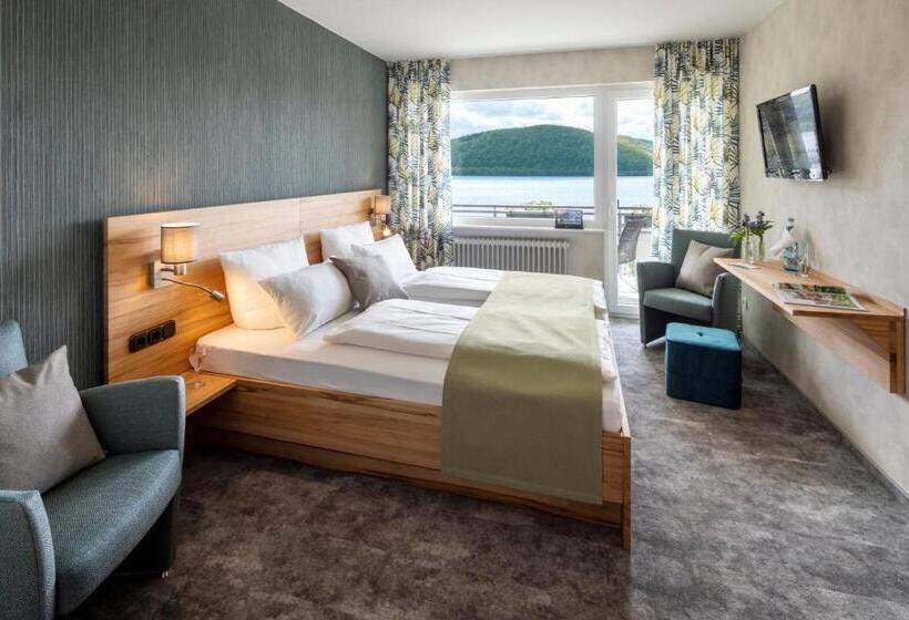 Номер Стандарт Вид на Море с Балконом, Plusnaturhotel Direkt Am Ederseeufer Waldhotel Wiesemann Und Ferienapartments