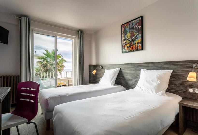 オーシャンビュースタンダードルーム, Hôtel Du Midi Plage