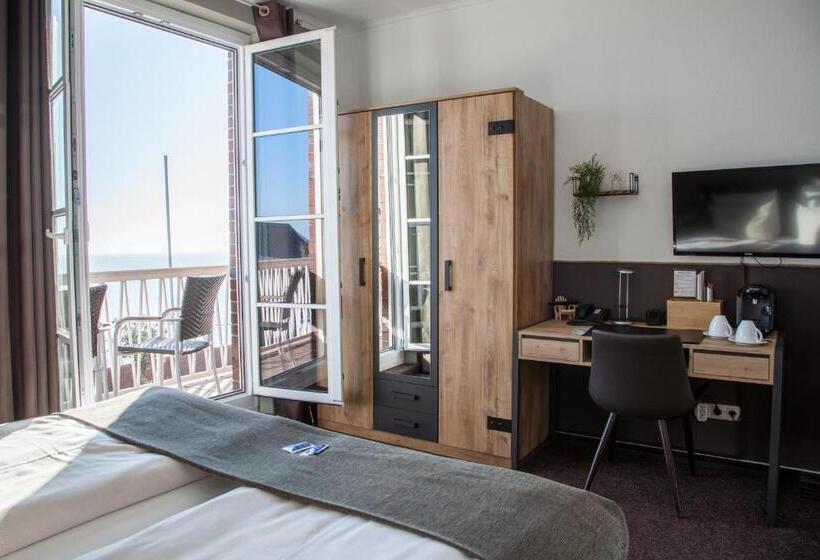 스탠다드 발코니 룸 바다 전망, Akzent Strandhotels Seestern, Delphin & Lachs