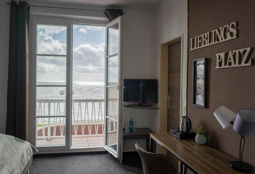 스탠다드 발코니 룸 바다 전망, Akzent Strandhotels Seestern, Delphin & Lachs