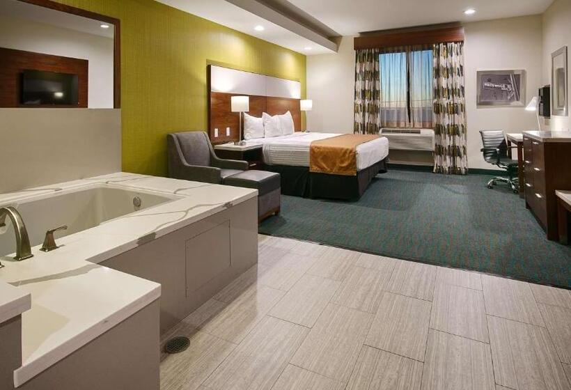 חדר דחוקס עם מיטת קינג, Best Western Plus Gardena Los Angeles Inn & Suites