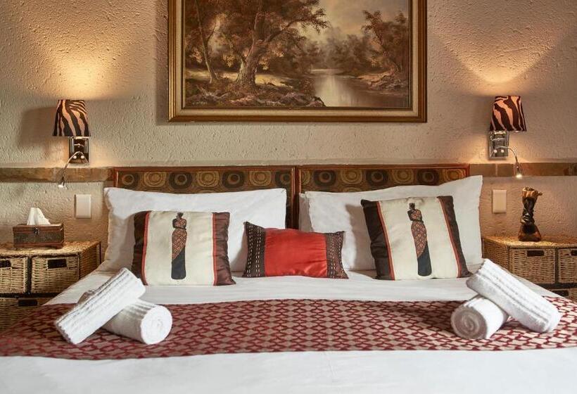 اتاق لوکس چهار تخته, Grand Kruger Lodge And Spa