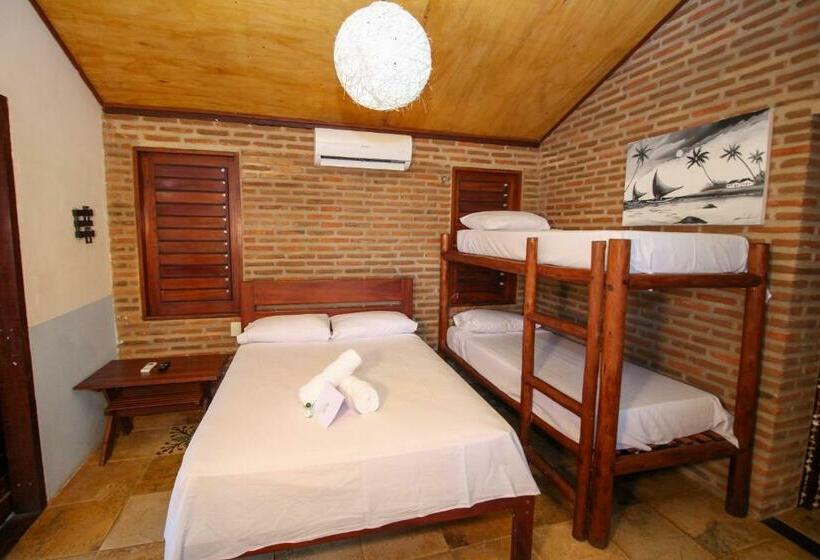 Четырехместный Номер Стандарт, Pousada Palm Beach Praia De Caetanos