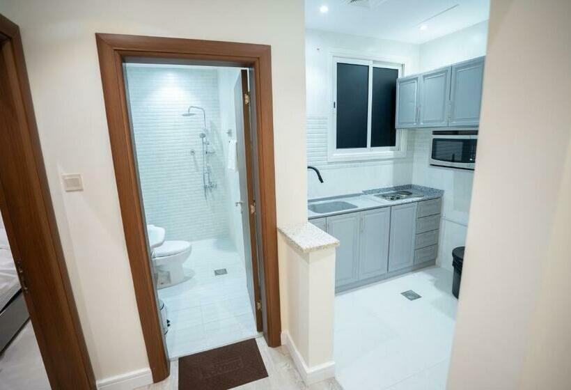 آپارتمان 1 خوابه, البرج الازرق شقق فندقية Alburj Alazraq