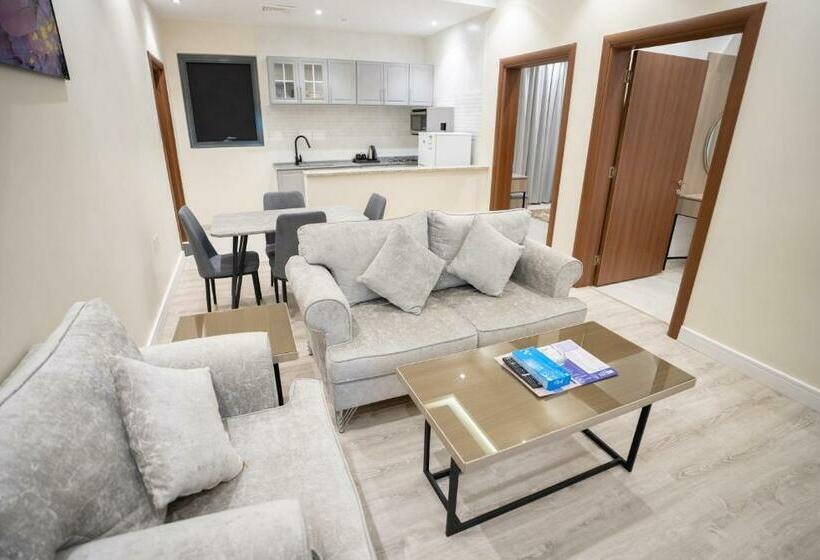 آپارتمان 2 خوابه, البرج الازرق شقق فندقية Alburj Alazraq