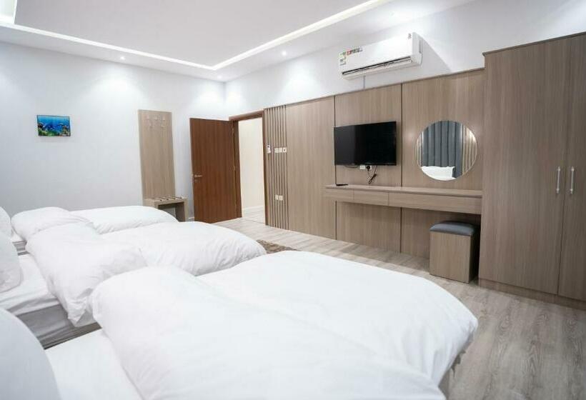 آپارتمان 2 خوابه, البرج الازرق شقق فندقية Alburj Alazraq