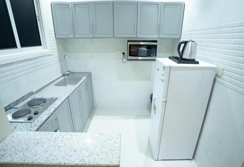 آپارتمان 1 خوابه, البرج الازرق شقق فندقية Alburj Alazraq