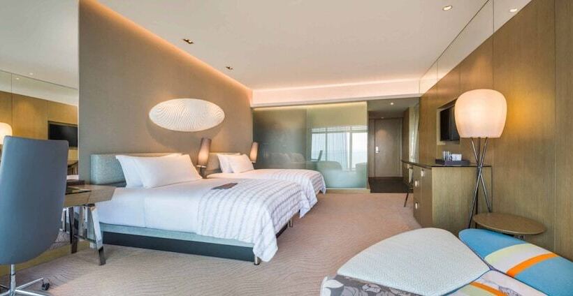 Номер Стандарт 2 Двуспальные Кровати, Le Meridien Qingdao West Coast