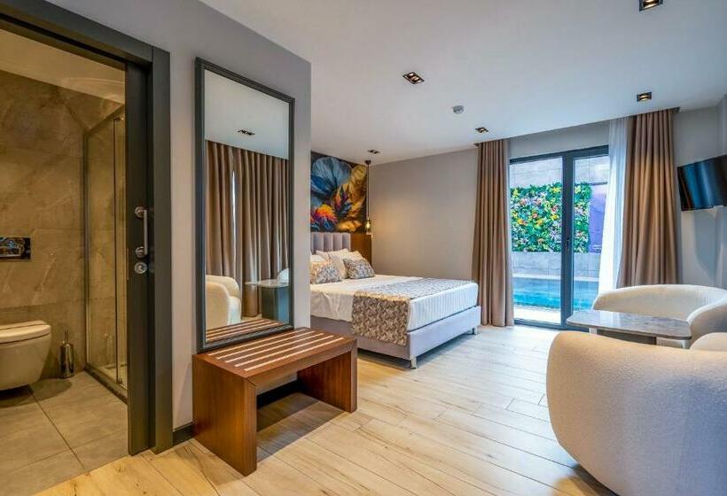 اتاق استاندارد با تخت بزرگ, La Miel Suites