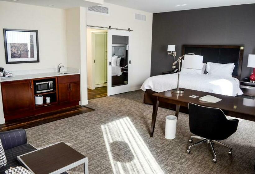 스탠다드 스튜디오 킹침대, Hampton Inn & Suites Richmond  Downtown