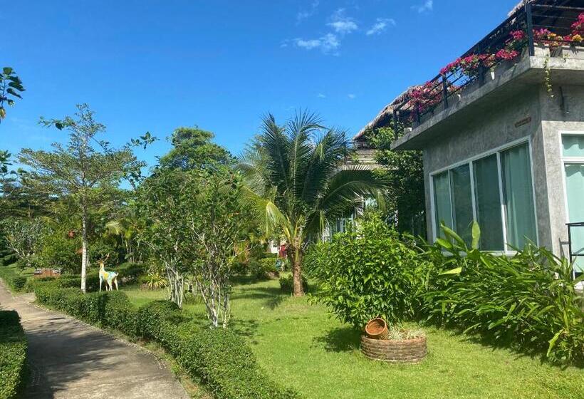 ویلای 1 خوابه با چشم‌انداز باغ, Koh Mak White Sand Beach