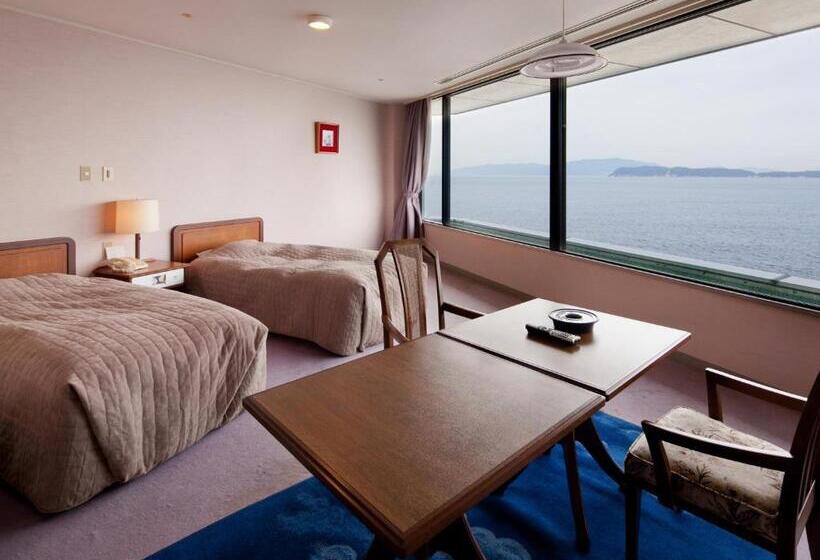 Номер Deluxe Вид на Море, Wakayama Kada Onsen Kada Kaigetsu