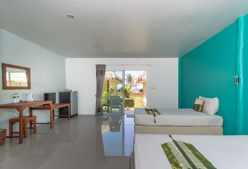 디럭스 룸 가든 전망, Koh Yao Heaven Beach Resort