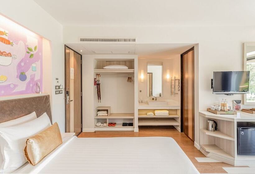 اتاق لوکس با چشم‌انداز باغ, Sand Dunes Chaolao Beach Resort