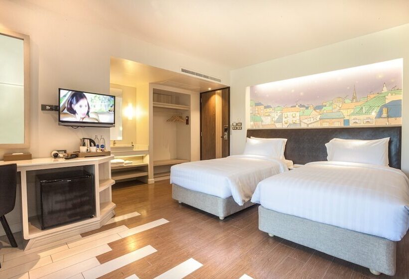 اتاق لوکس با چشم‌انداز باغ, Sand Dunes Chaolao Beach Resort
