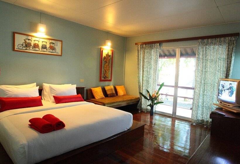 اتاق لوکس با چشم‌انداز دریا, Villa Cha Cha Chaolao Beach Resort