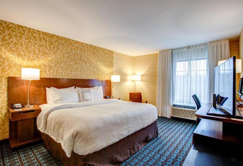 스탠다드 룸 킹사이즈 침대, Fairfield Inn & Suites By Marriott Springfield Holyoke