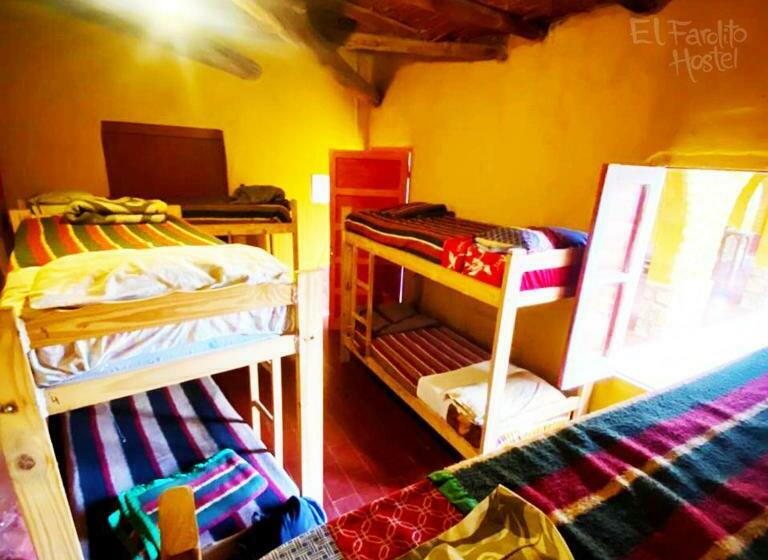 Кровать в Общей Комнате, El Farolito Hostel