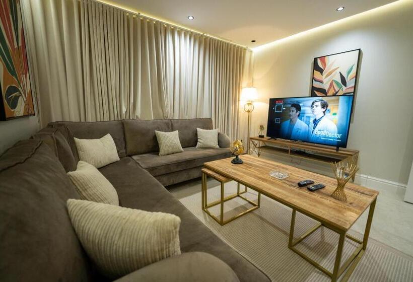 آپارتمان 1 خوابه با تراس, شقق درر السكنية تصميم إيطالي مريح في قلب الرياض دخـول ذاتي