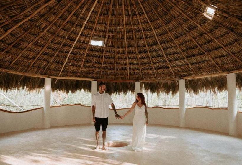 スタンダードルーム, Room In Lodge   Eco Lush Double Mayan Dome Cenote And Bikes