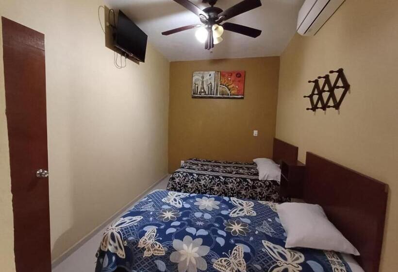 Номер Стандарт 2 Двуспальные Кровати, Cañada S Bungalows