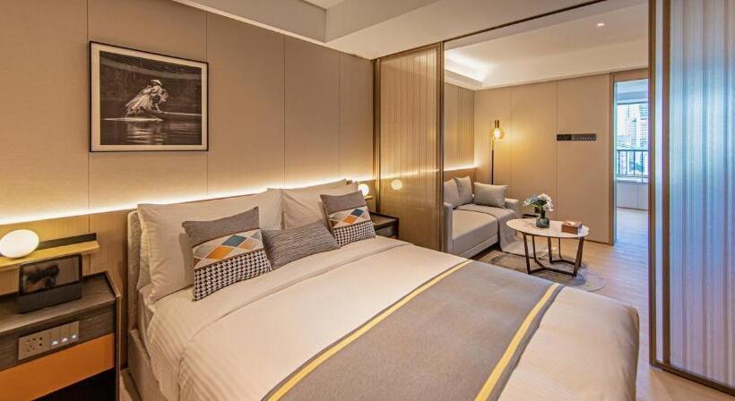 سوئیت دلوکس 2 خوابه, Beijing Huashang Cm Serviced Apartment
