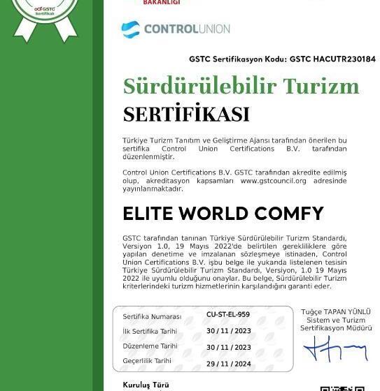 اتاق سوپریور با تخت بزرگ, Elite World Comfy Samsun Atakum