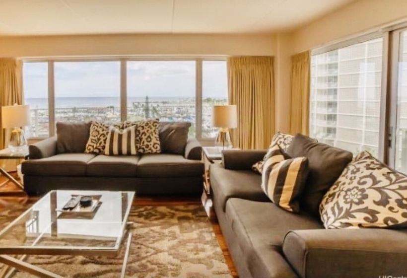Апартаменты 1 Спальня Вид на Море, Ilikai Hotel With Ocean View