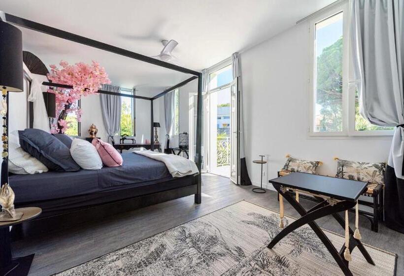 디럭스 4인 룸, Chambre D Hôtes De Luxe, Toulon Mourillon, 4 Belles Chambres, Piscine