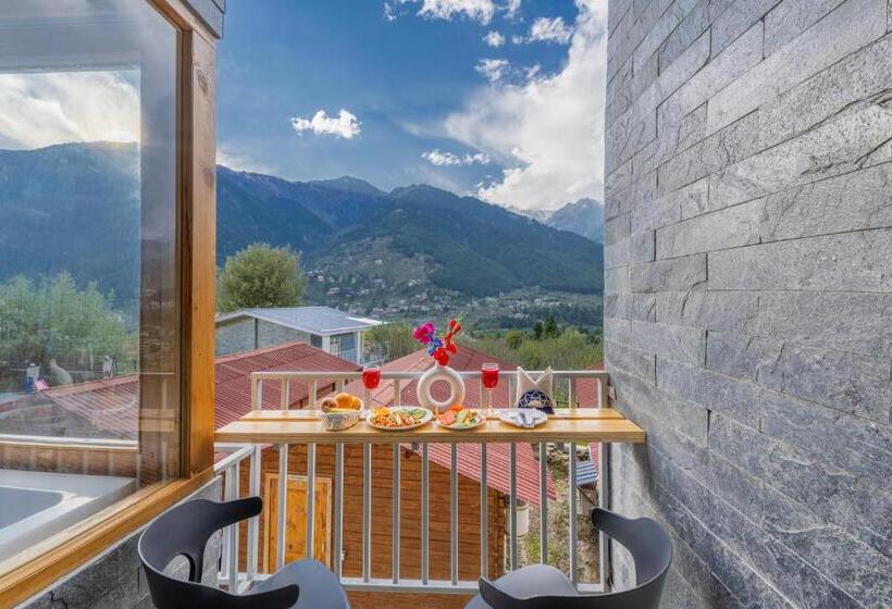 اتاق استاندارد با تخت بزرگ, Echor Himalayan Heights Luxe Manali