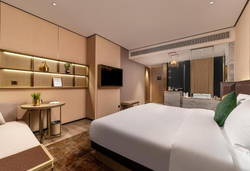 Quarto superior, Echarm Plus Hotel   Foshan Smart New City Zhangcha Metro Station Branch