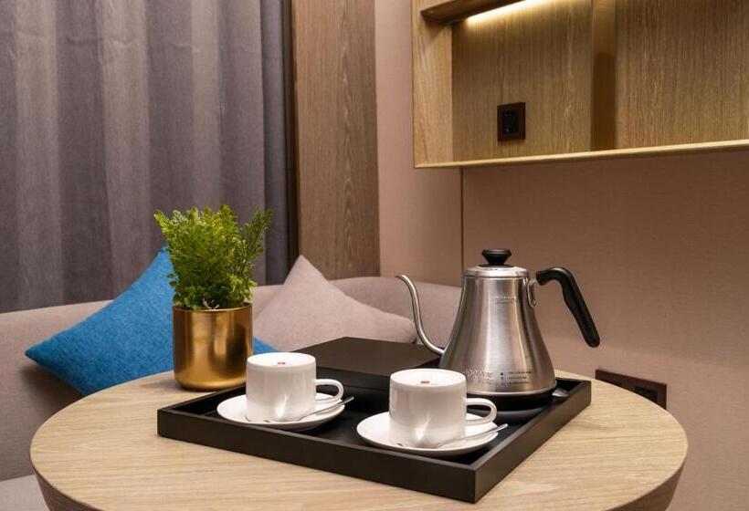 Люкс Повышенной Комфортности, Echarm Plus Hotel   Foshan Smart New City Zhangcha Metro Station Branch