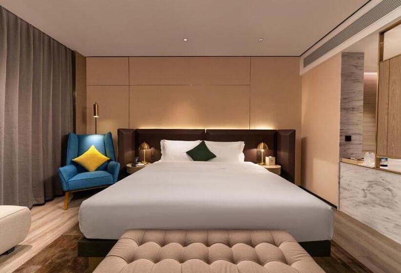 Люкс Повышенной Комфортности, Echarm Plus Hotel   Foshan Smart New City Zhangcha Metro Station Branch