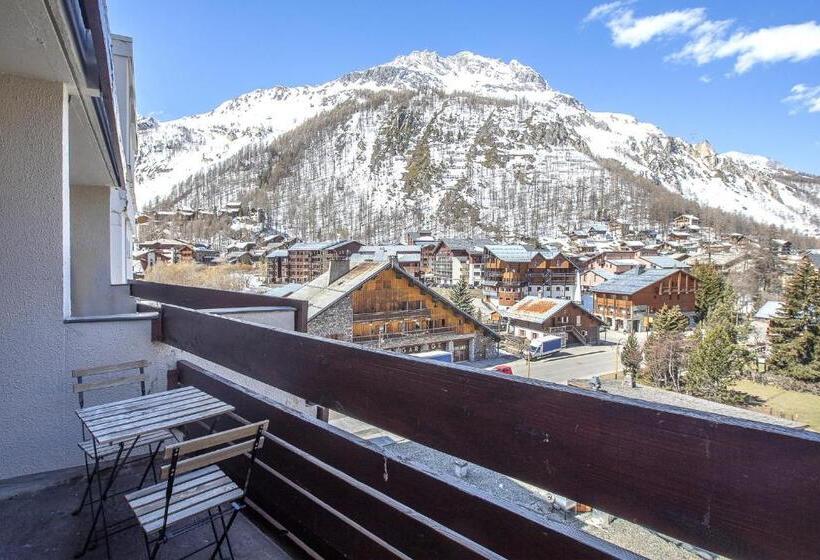 استودیو استاندارد با بالکن, Résidence Les Cîmes  Centre Val D Isère