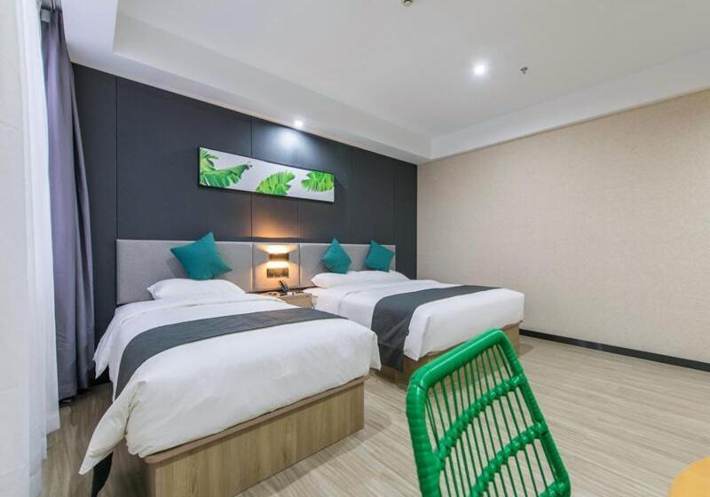 Семейный Номер Superior, Thank Inn Plus Jiaozuo Jiefang District Heping Street